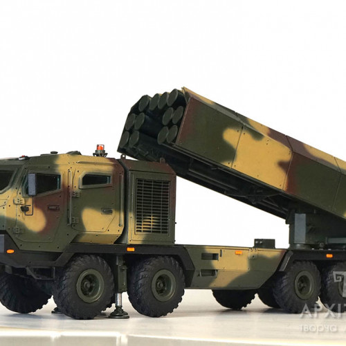 custom made еxhibition model of the launcher system "Vil'kha ", scale 1/35, Kyiv