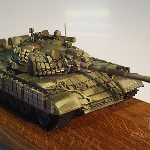 scaled model of the T-55 tank, 3D print