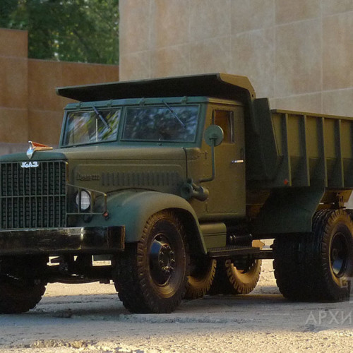 Custom made model of KrAZ-222 Dnepr dump truck