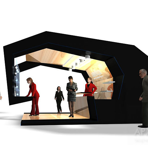 The concept of the exhibition stand