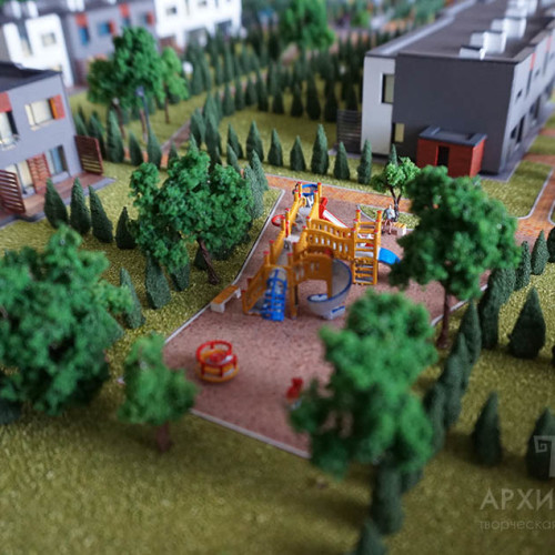 3D друк архітектурного макету котеджного містечка в Київській області