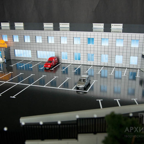 3D printing Architectural models trade and office center