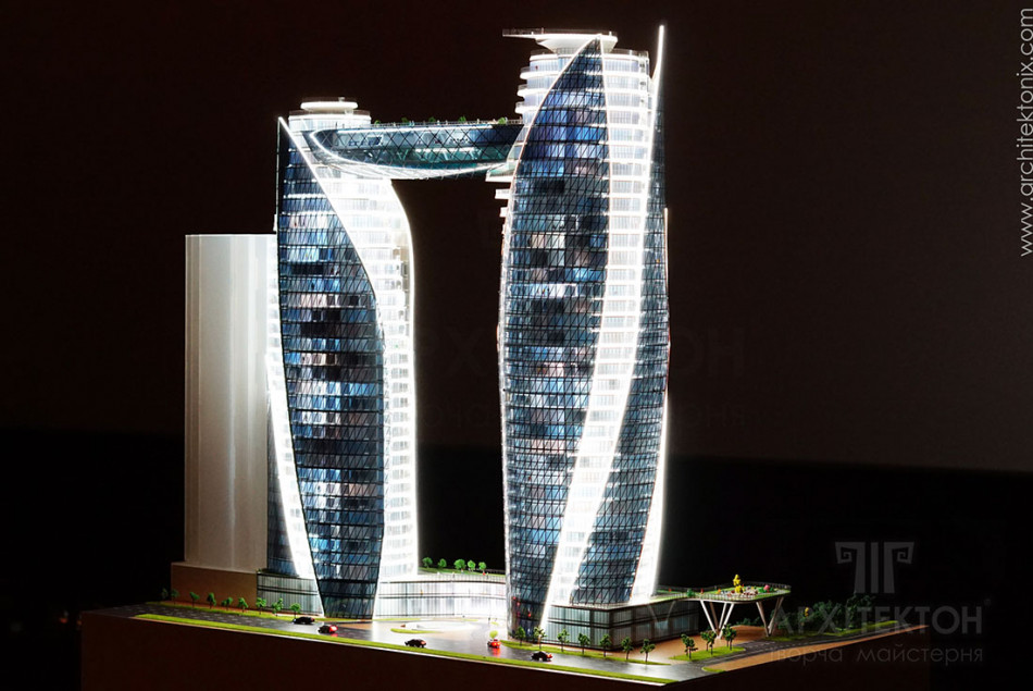 Виготовлення 3D архітектурного макета житлового комплексу