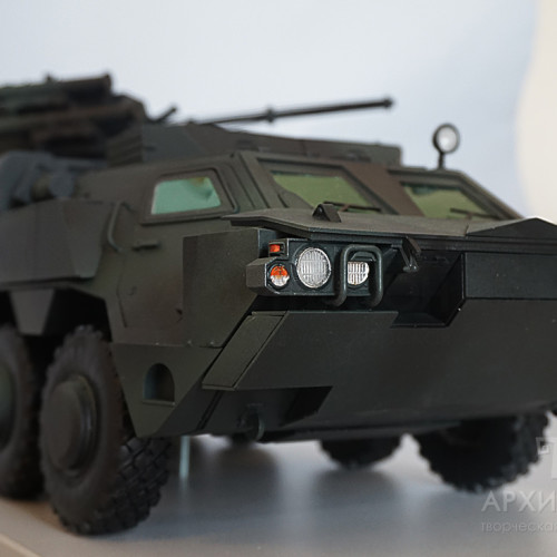 Production of a scale model APC-4, Scale 1/15