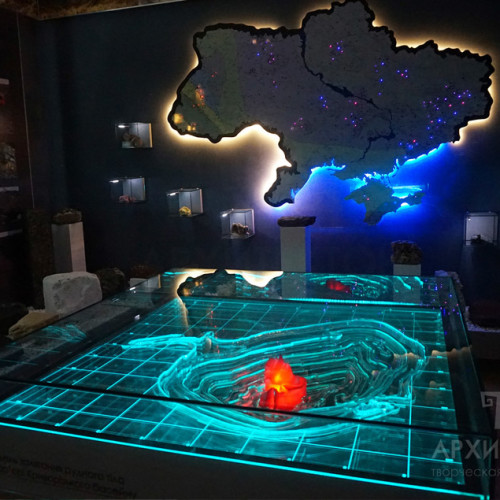 Карта и макет с динамической подсветкой