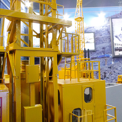 Museum model of SBSH-250 MNR drilling rig