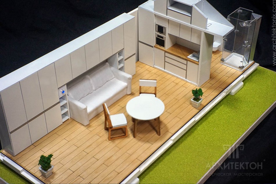 House interior model, kiev