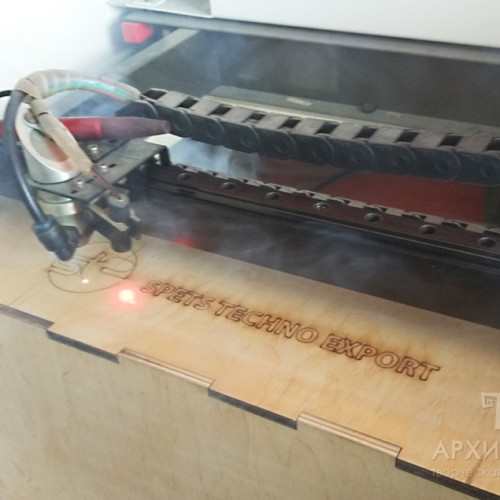 Laser cutting and engraving model