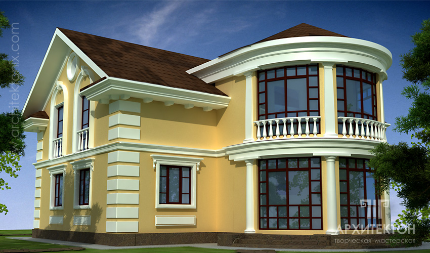 designing of reconstruction of an apartment house