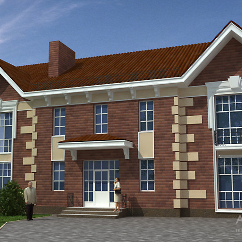 Architectural project of the manor in the village of Novoselki, Kiev region