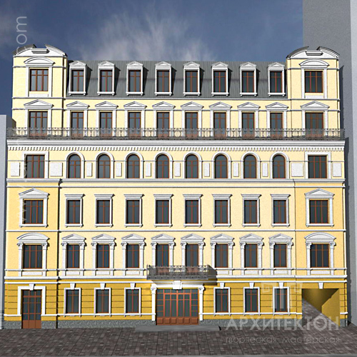 Проект готелю по вулиці Ярославів Вал, в м. Києві