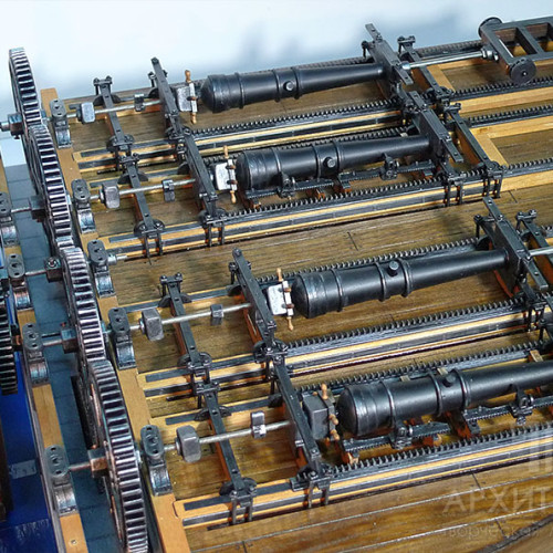 Operating model of the machine XVII-XVIII century