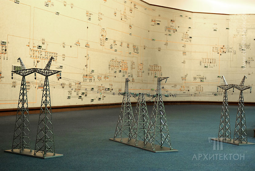 Model of transmission line 750 kV