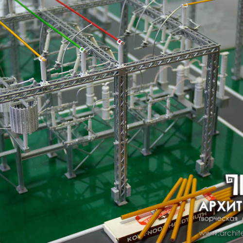 Exhibition model of substation 110 kV