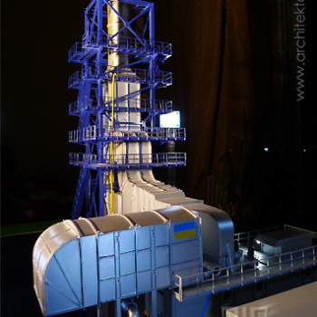 Макет топливно-энергетический комплекса ТЕК-6