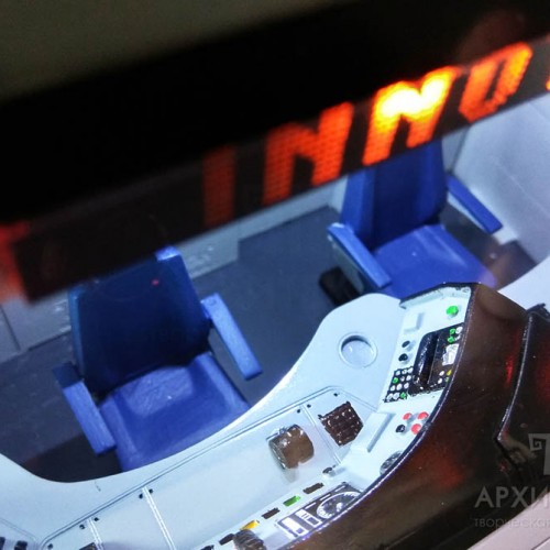 3D печать макет интерьера головного вагона электрички