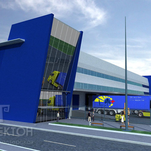 The project of office and warehouse complex in the city of Kiev