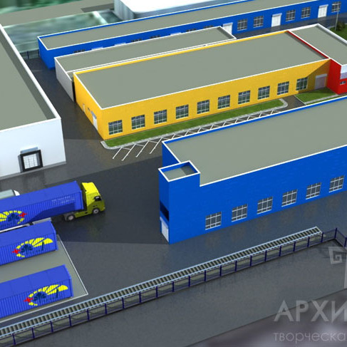 Draft design of the industrial - storage complex in the Irpin city