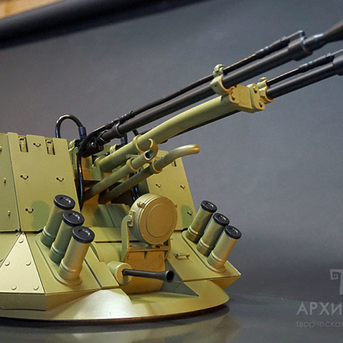 models of BM-23-2 weapon station for exhibition