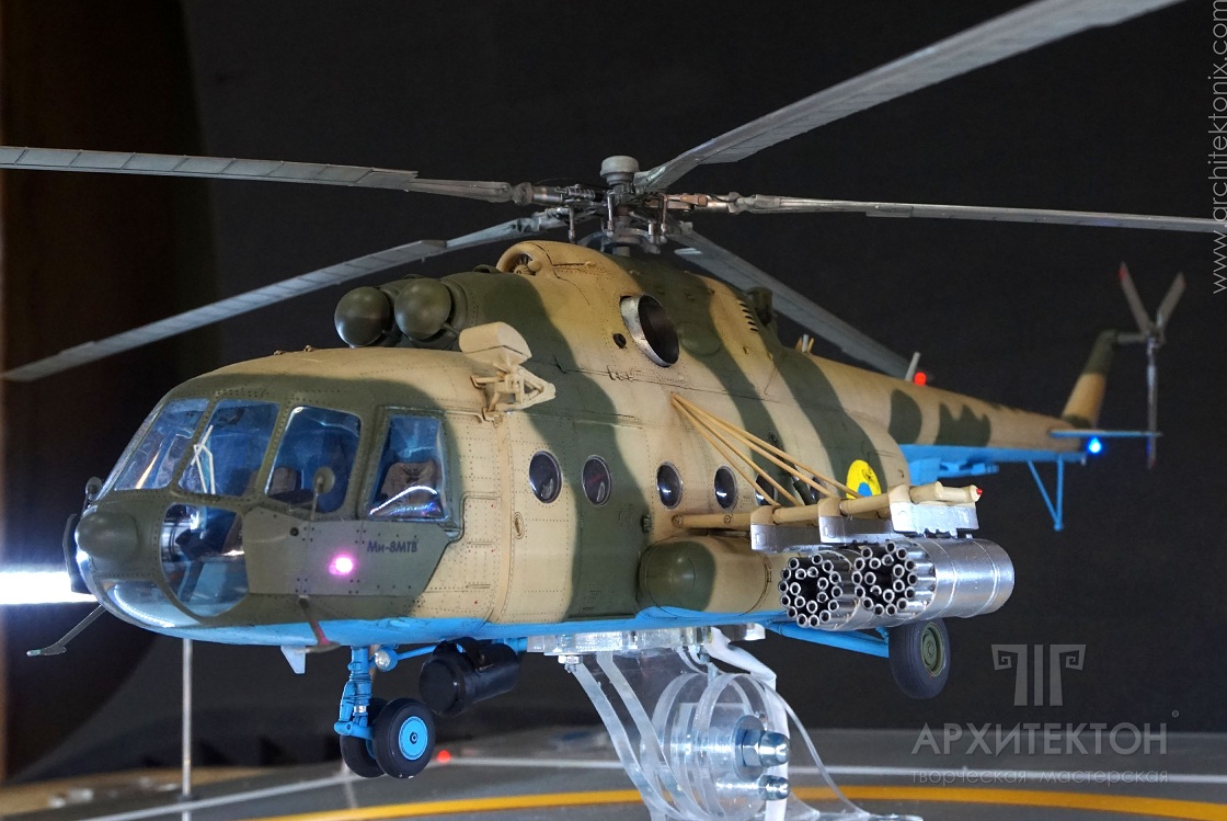 Изготовление масштабной модели вертолета Ми-8МТ