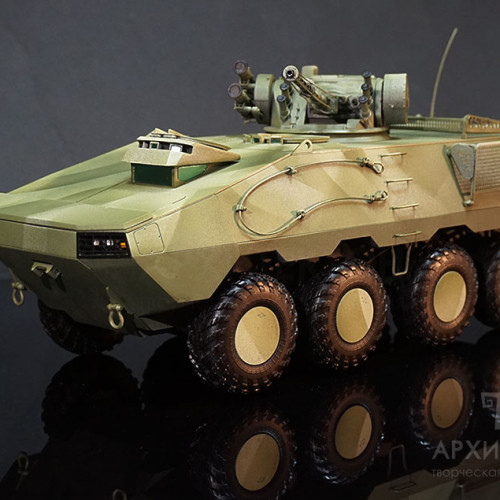 3D printing model of BTR-60