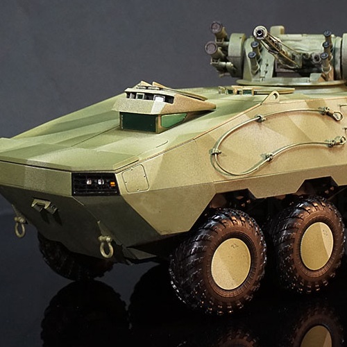 custom made еxhibition model of BTR-60 modernized