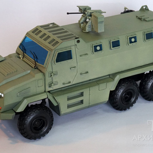 Exhibitions scale Models of KrAZ “Fiona” MRAP