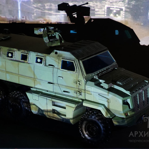 Інтерактивний макет MRAP Фіона з проекційною системою