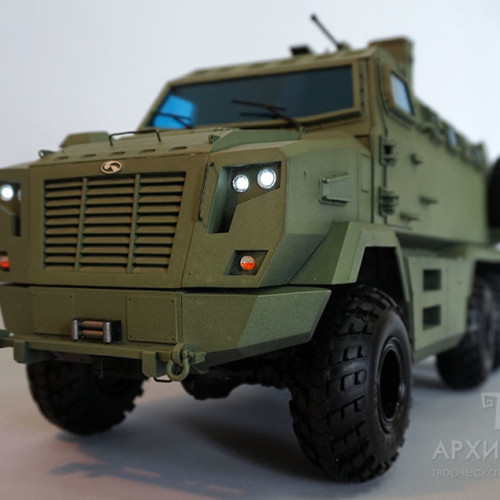 Exhibition model of “Fiona” MRAP