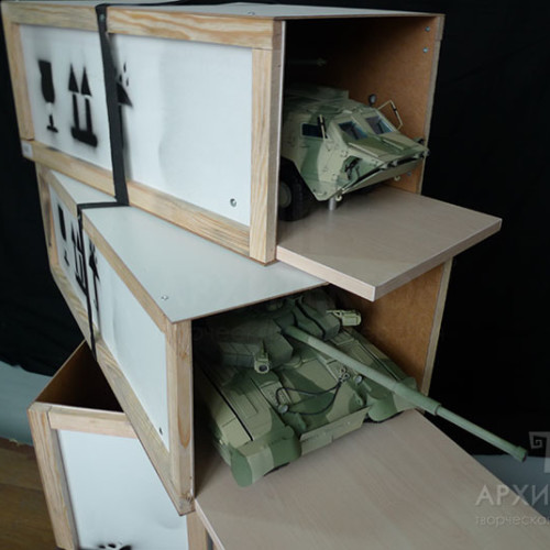 Manufacture Series of scale models of BTR-4 armored personnel carrier