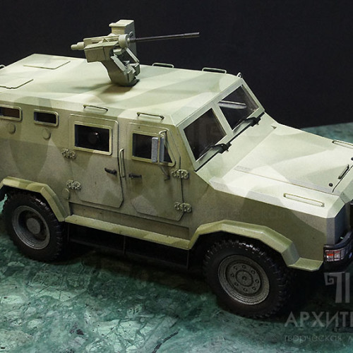 Exhibition model of armored vehicle "КОZАК-2"