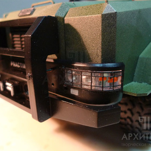 1:20 scale Exhibition model of armored vehicle "КОZАК-2"