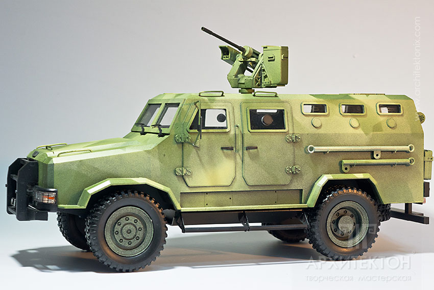 Модель броньованого автомобіля «Козак-ІІ»