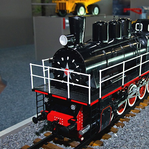 3D Модель паровоза Эм 727-55 для музейной экспозиции