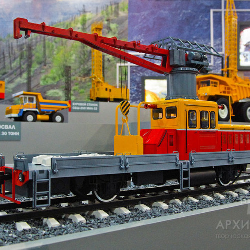 Museum model of DGKU railcar